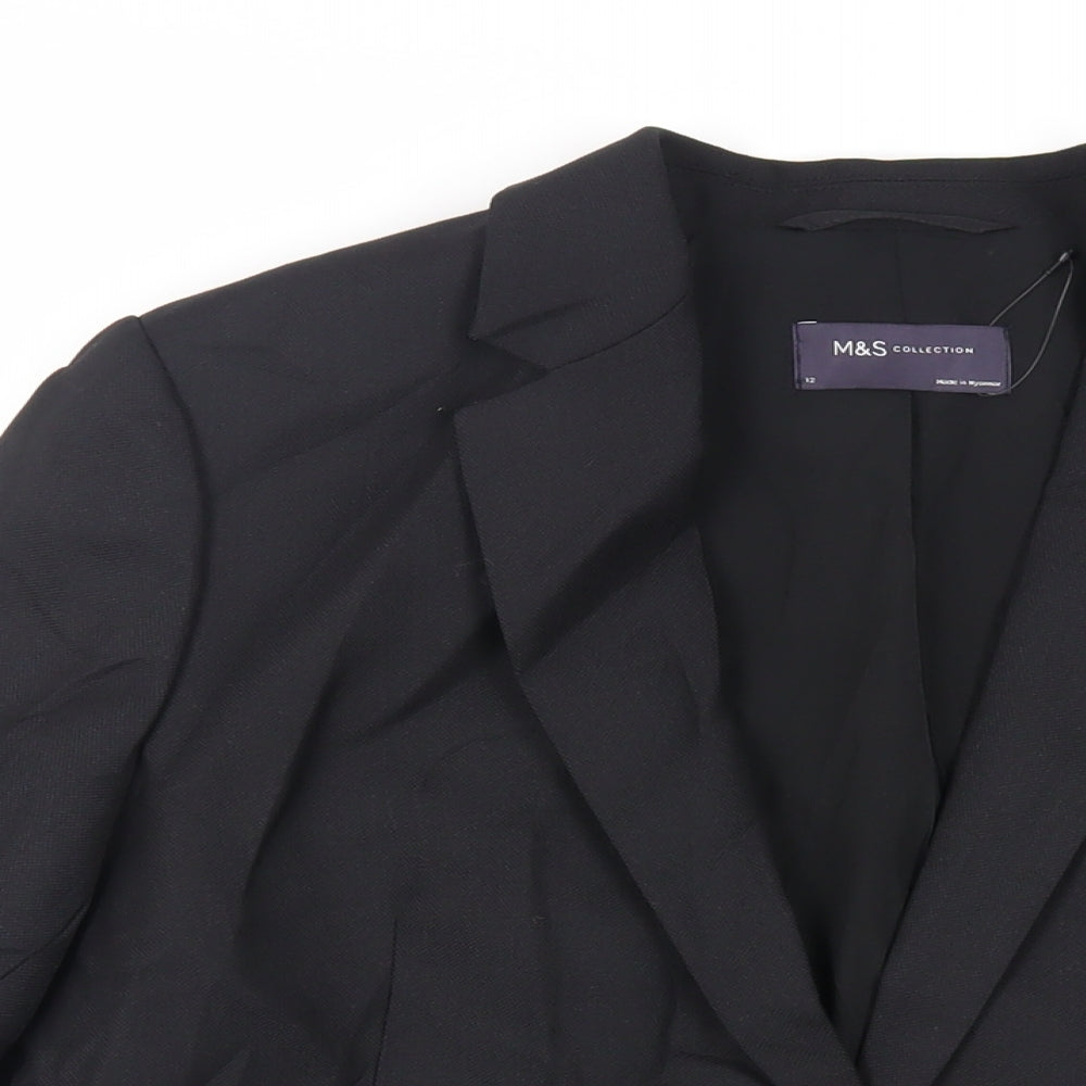 Womens UK Size 12 Marks and Spencer Black Jacket
