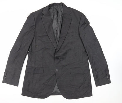 Mens UK Size 44 Marks and Spencer Regular Grey Suit Jacket
