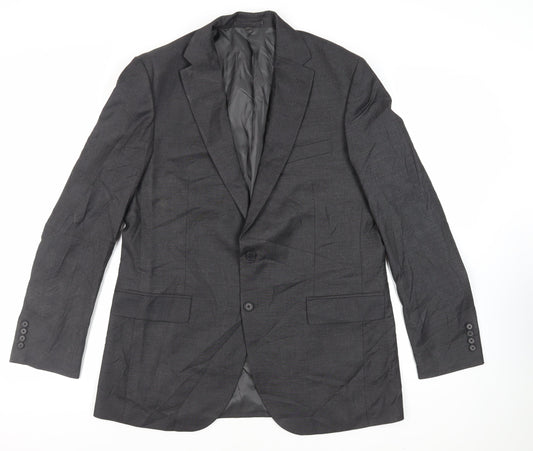 Mens UK Size 44 Marks and Spencer Regular Grey Suit Jacket
