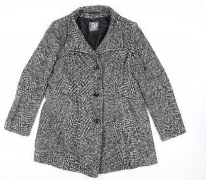 Womens UK Size M Basler Grey Overcoat