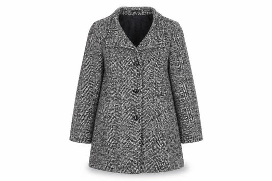 Womens UK Size M Basler Grey Overcoat