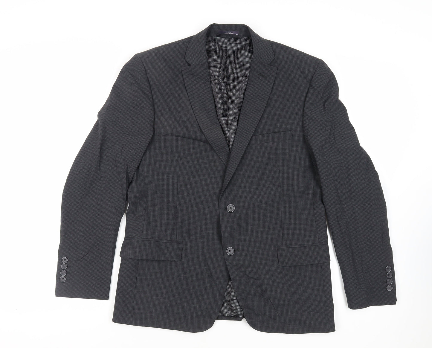 Mens UK Size 40 Marks and Spencer Regular Grey Suit Jacket