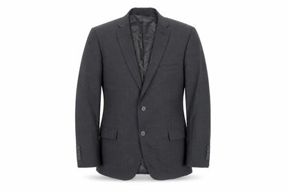 Marks & Spencer Mens Grey Plaid Polyester Jacket Suit Jacket Size 40 Regular