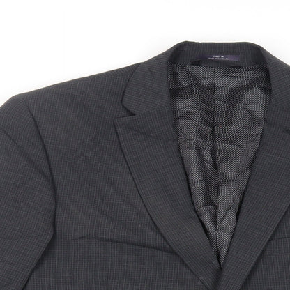 Mens UK Size 40 Marks and Spencer Regular Grey Suit Jacket
