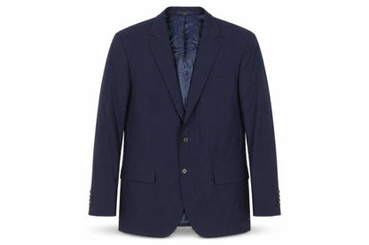 Marks & Spencer Mens Blue Wool Jacket Suit Jacket Size 42 Regular
