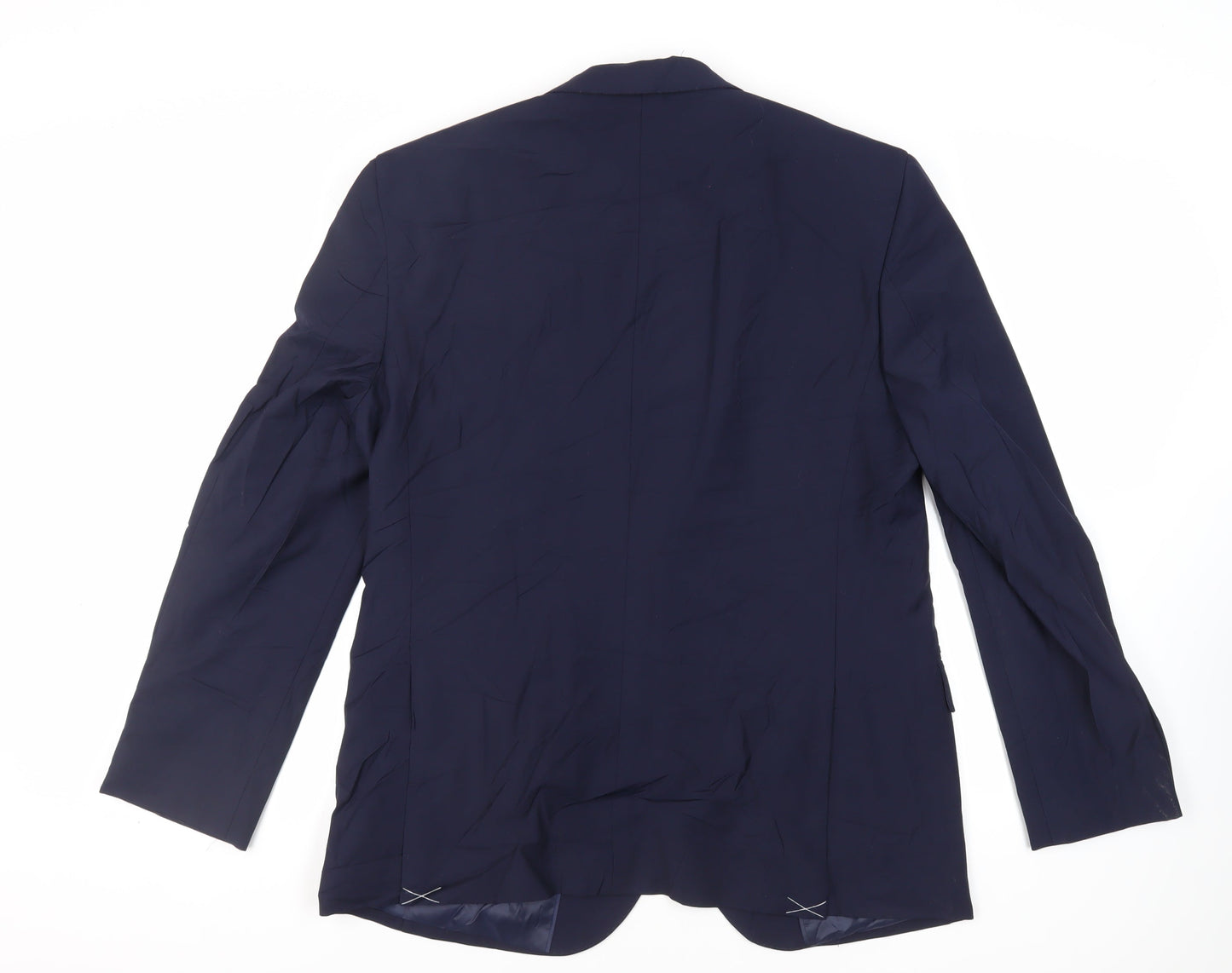 Mens UK Size 42 Marks and Spencer Regular Blue Suit Jacket