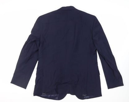 Mens UK Size 42 Marks and Spencer Regular Blue Suit Jacket