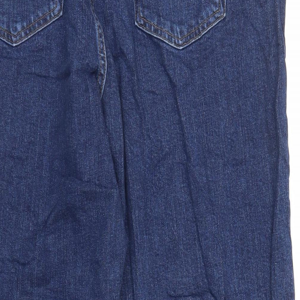 Womens UK Size 34 in Marks and Spencer Regular Fit Mom Blue Jeans