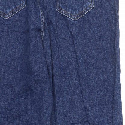 Womens UK Size 34 in Marks and Spencer Regular Fit Mom Blue Jeans