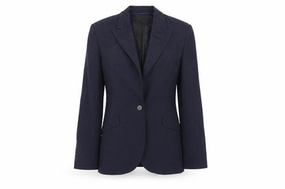 Wardrobes Womens Blue Jacket Blazer Size 8 Button