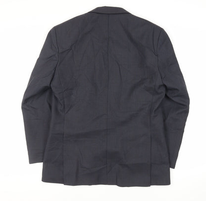 Mens UK Size 40 Debenhams Regular Blue Suit Jacket