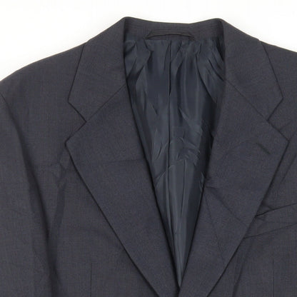 Mens UK Size 40 Debenhams Regular Blue Suit Jacket