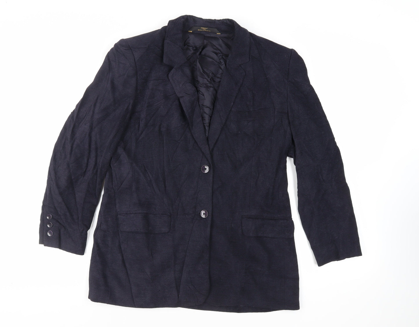 Womens UK Size 14 St Michael Blue Jacket