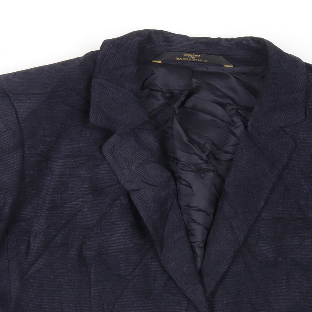 Womens UK Size 14 St Michael Blue Jacket
