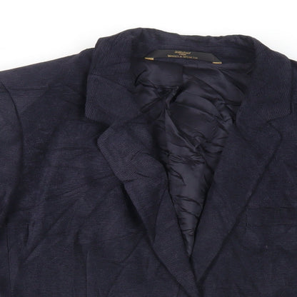 Womens UK Size 14 St Michael Blue Jacket