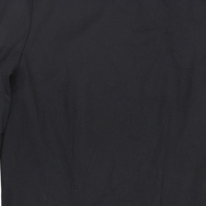 Henry Lee Womens Black Polyester Sheath Size 10 Mock Neck Zip