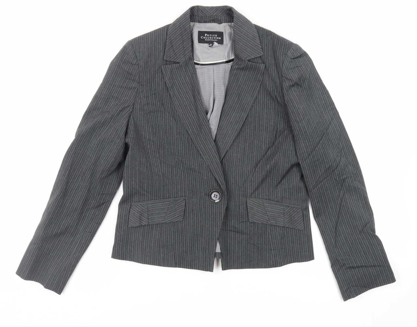 Womens UK Size 12 Debenhams Grey Jacket