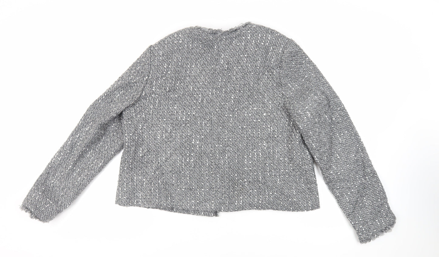 Womens UK Size 16 Marks and Spencer Grey Jacket