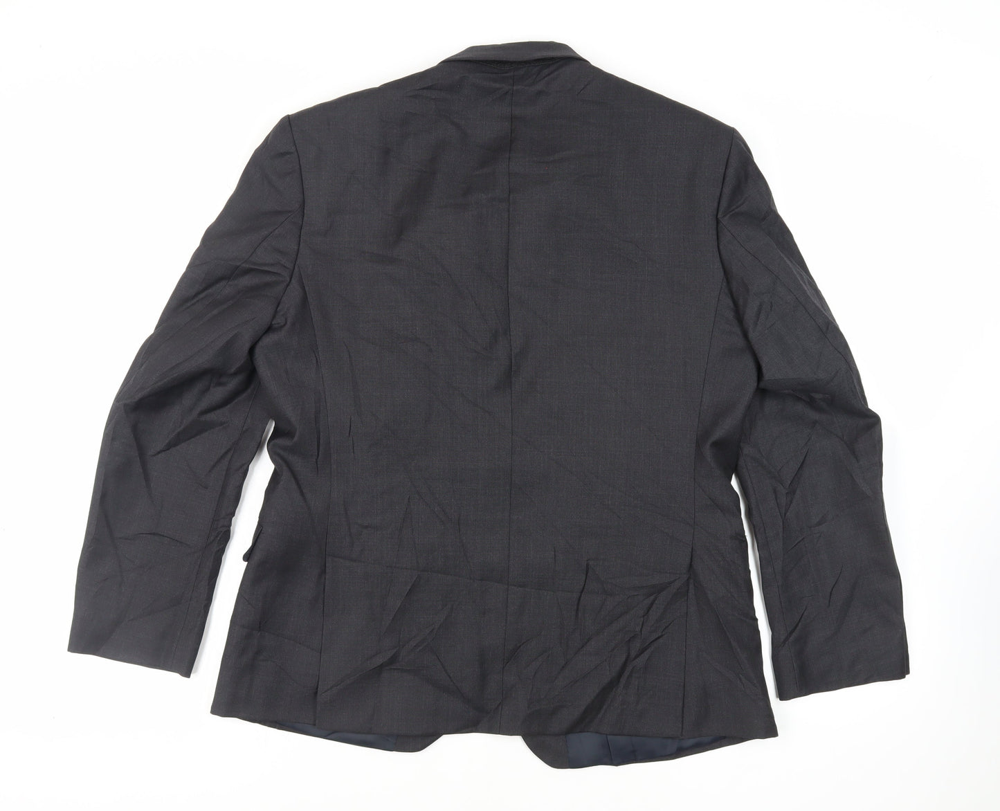 Mens UK Size 42 Racing Green Regular Grey Suit Jacket