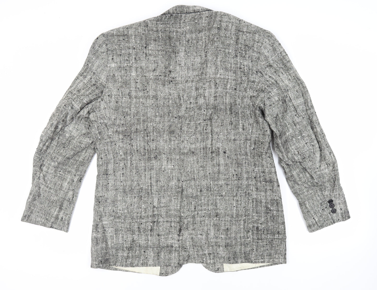 TownCraft Mens Grey Polyester Jacket Blazer Size 46 Regular