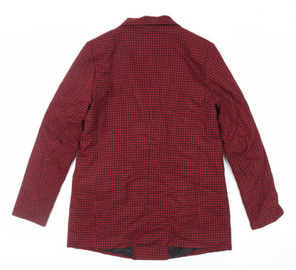 Womens UK Size M Stradivarius Red Jacket
