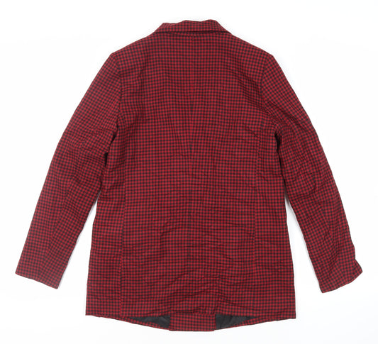 Womens UK Size M Stradivarius Red Jacket