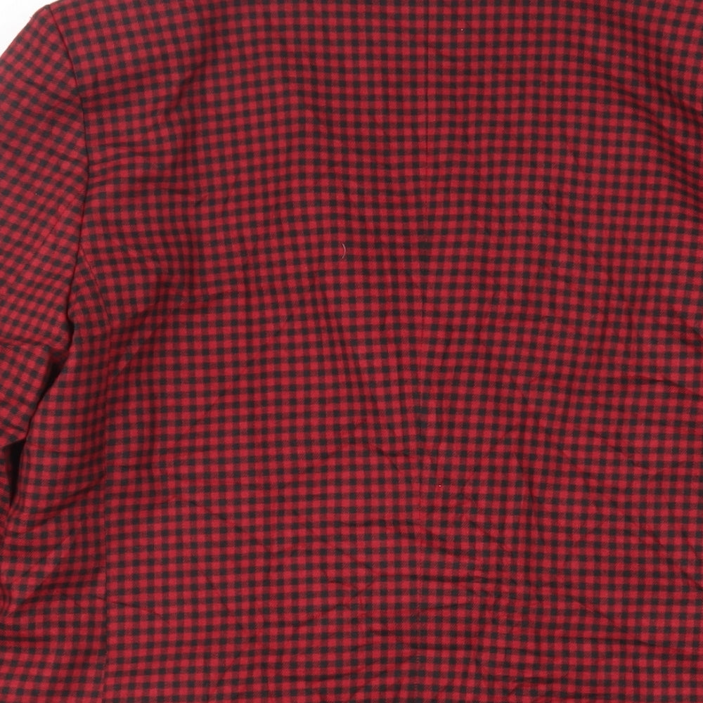 Womens UK Size M Stradivarius Red Jacket