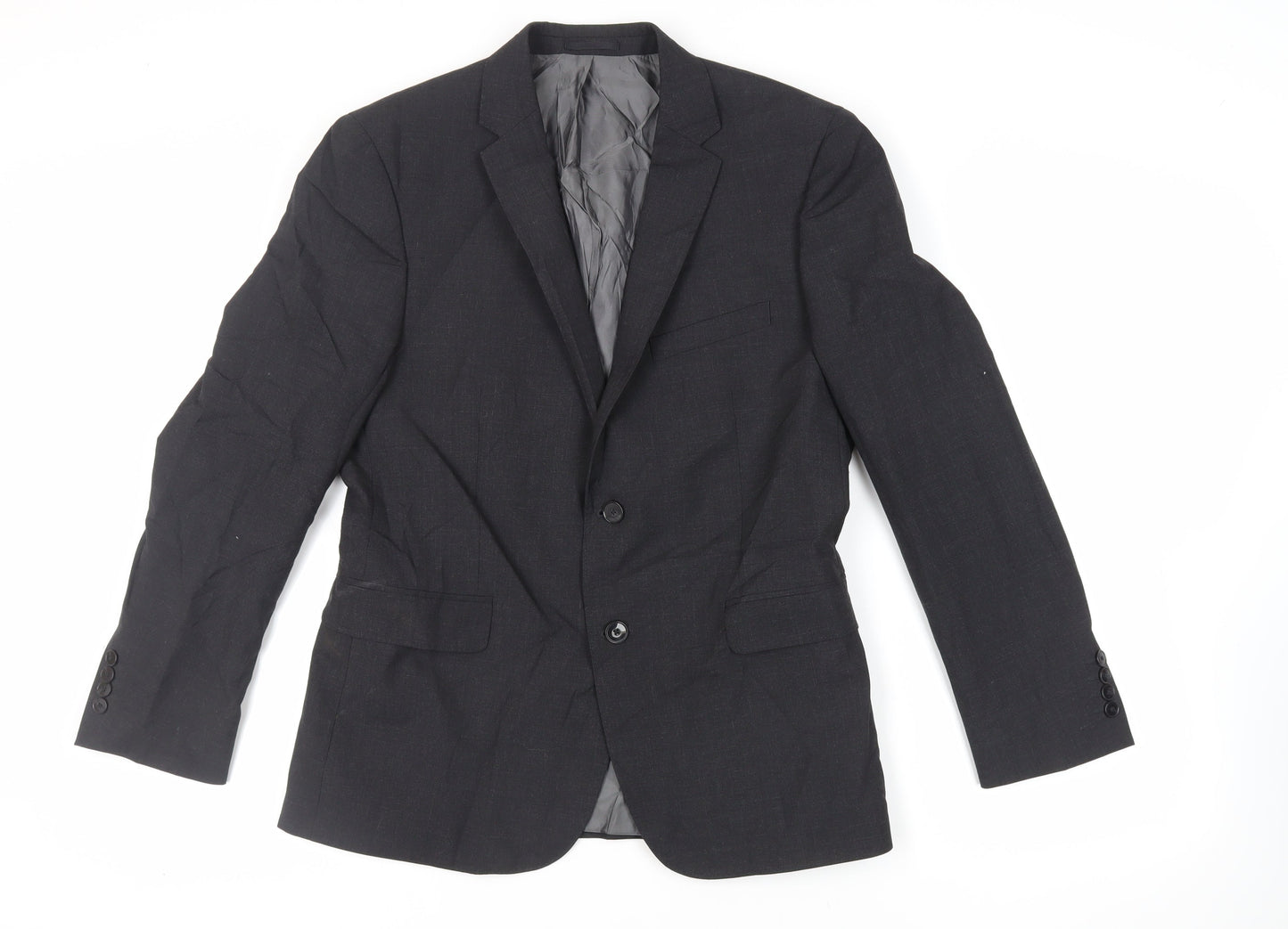 Mens UK Size 40 John Lewis Regular Black Suit Jacket