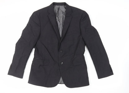 Mens UK Size 40 John Lewis Regular Black Suit Jacket