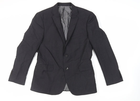 Mens UK Size 40 John Lewis Regular Black Suit Jacket