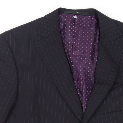 Mens UK Size 42 Marks and Spencer Regular Blue Suit Jacket