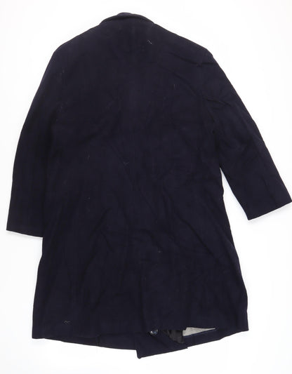 Womens UK Size L London Fog Blue Overcoat