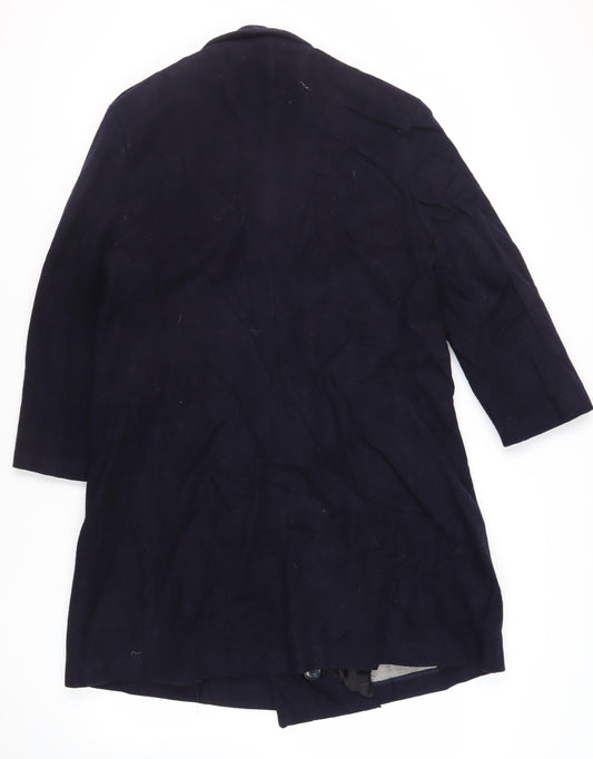 Womens UK Size L London Fog Blue Overcoat