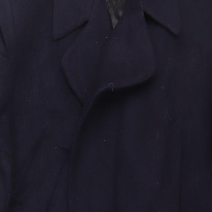 Womens UK Size L London Fog Blue Overcoat