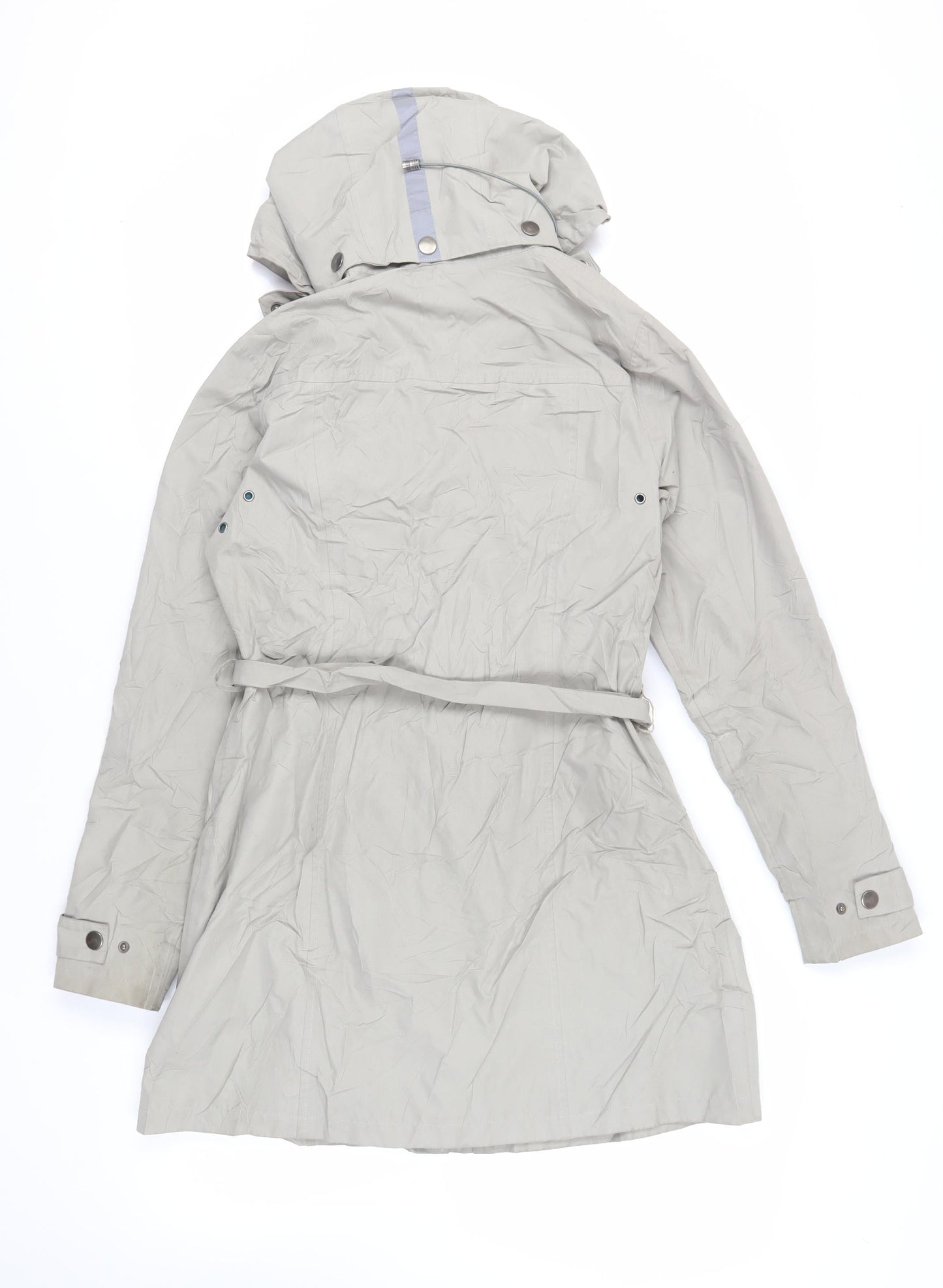 Womens UK Size S Etage Grey Rain Coat
