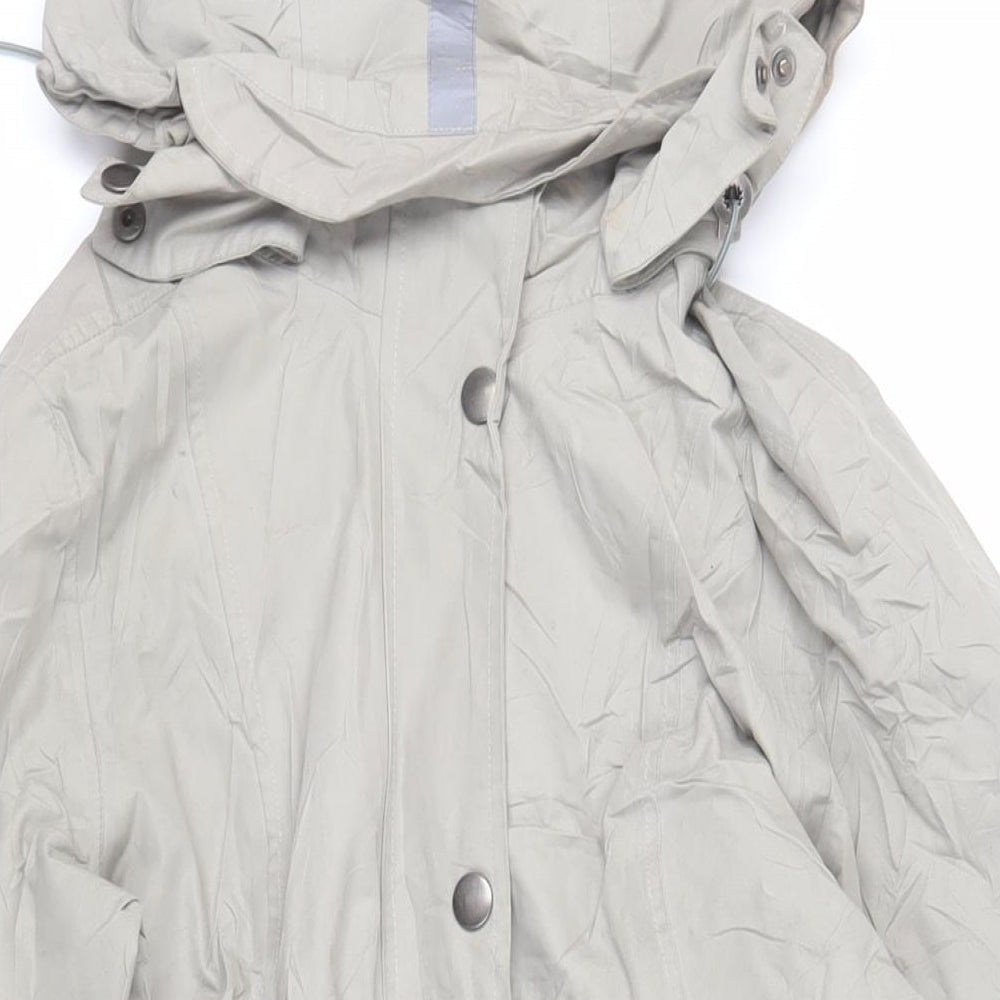 Womens UK Size S Etage Grey Rain Coat