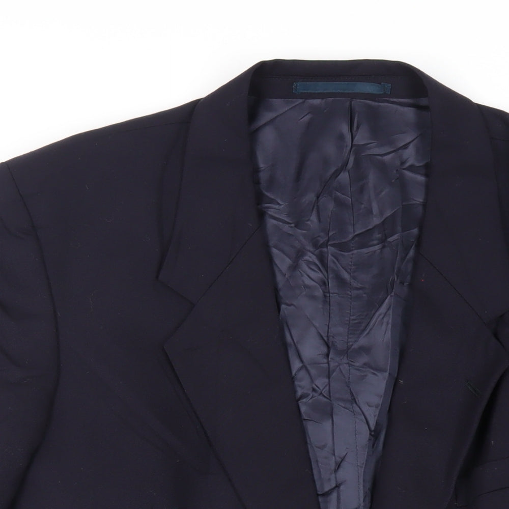 Mens UK Size 42 Burton Regular Blue Suit Jacket