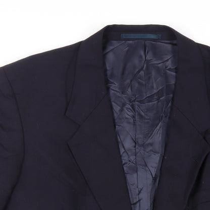 Mens UK Size 42 Burton Regular Blue Suit Jacket