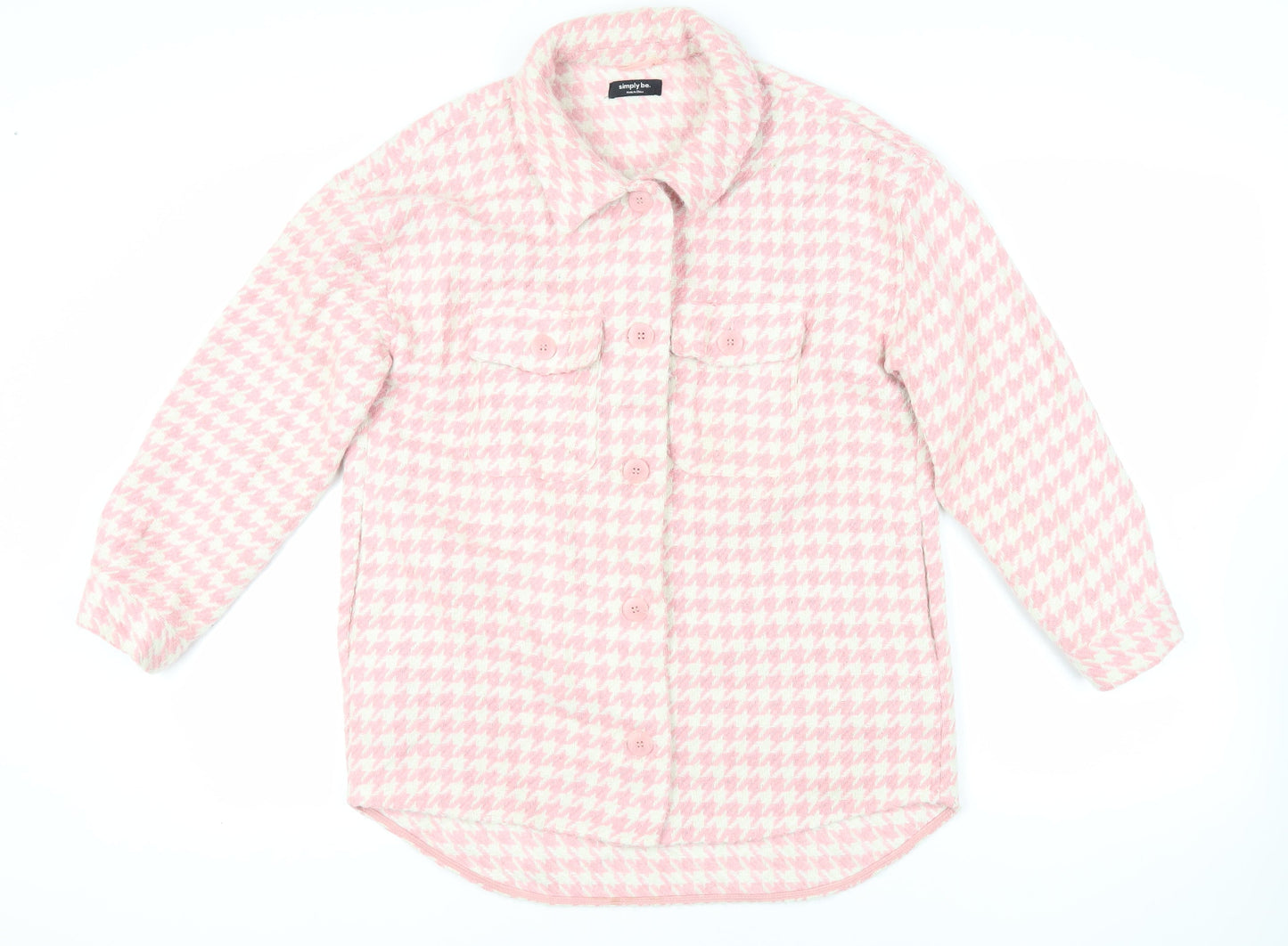 Womens UK Size 14 Simply Be Pink Jacket