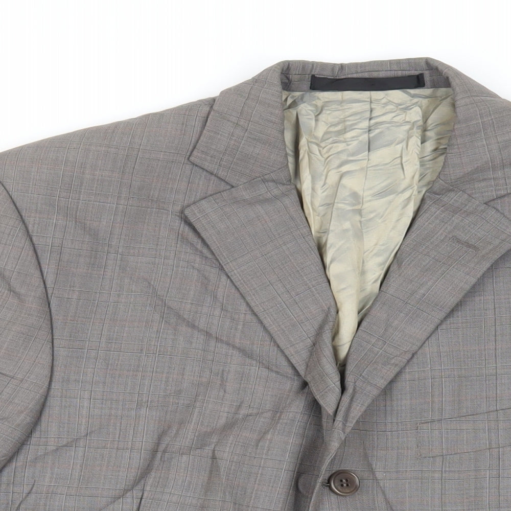 Mens UK Size 40 Marks and Spencer Regular Grey Suit Jacket
