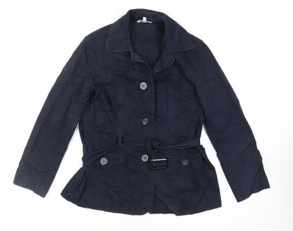 Womens UK Size 14 M&Co Blue Jacket