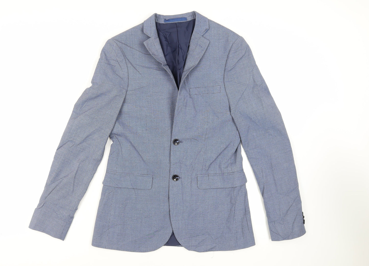 Mens UK Size 36 Marks and Spencer Regular Blue Suit Jacket