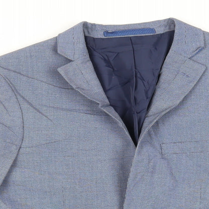 Mens UK Size 36 Marks and Spencer Regular Blue Suit Jacket