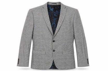 Mens UK Size 44 River Island Regular Grey Suit Jacket