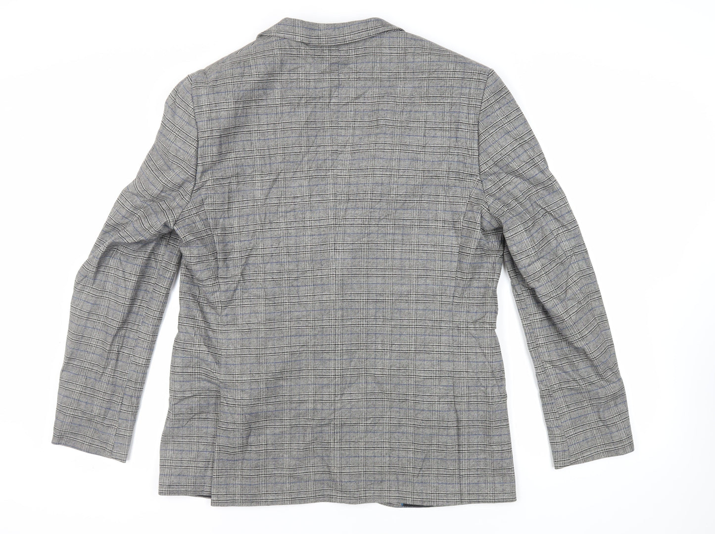 Mens UK Size 44 River Island Regular Grey Suit Jacket