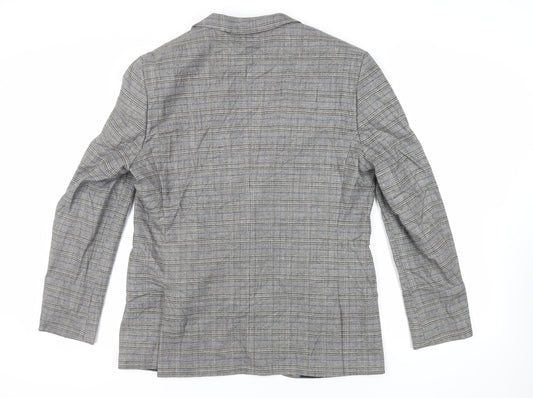 Mens UK Size 44 River Island Regular Grey Suit Jacket
