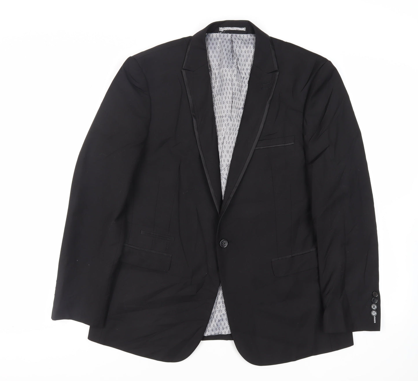 Mens UK Size 42 Skopes Regular Black Suit Jacket