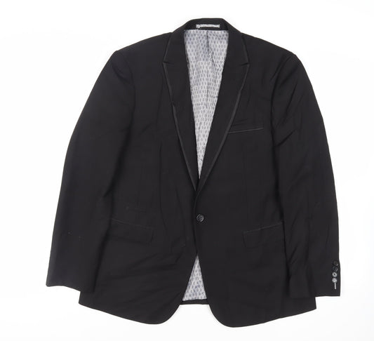 Mens UK Size 42 Skopes Regular Black Suit Jacket