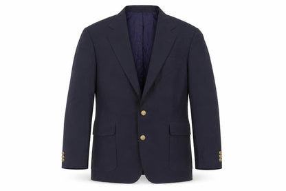 Haggar Mens Blue Polyester Jacket Blazer Size 42 Regular