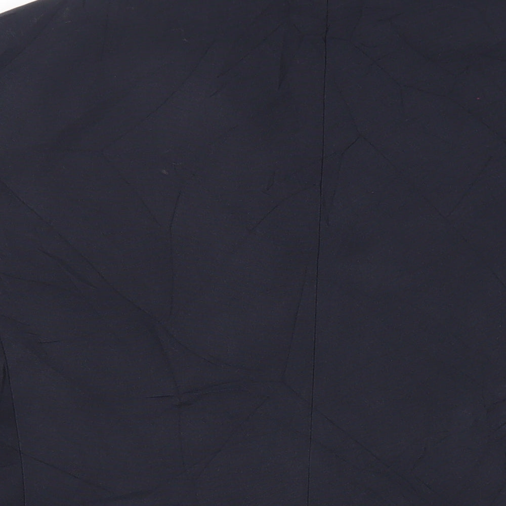 Haggar Mens Blue Polyester Jacket Blazer Size 42 Regular